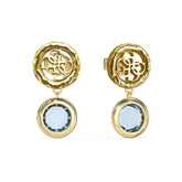 Aretes Guess Dama Petra Dorado